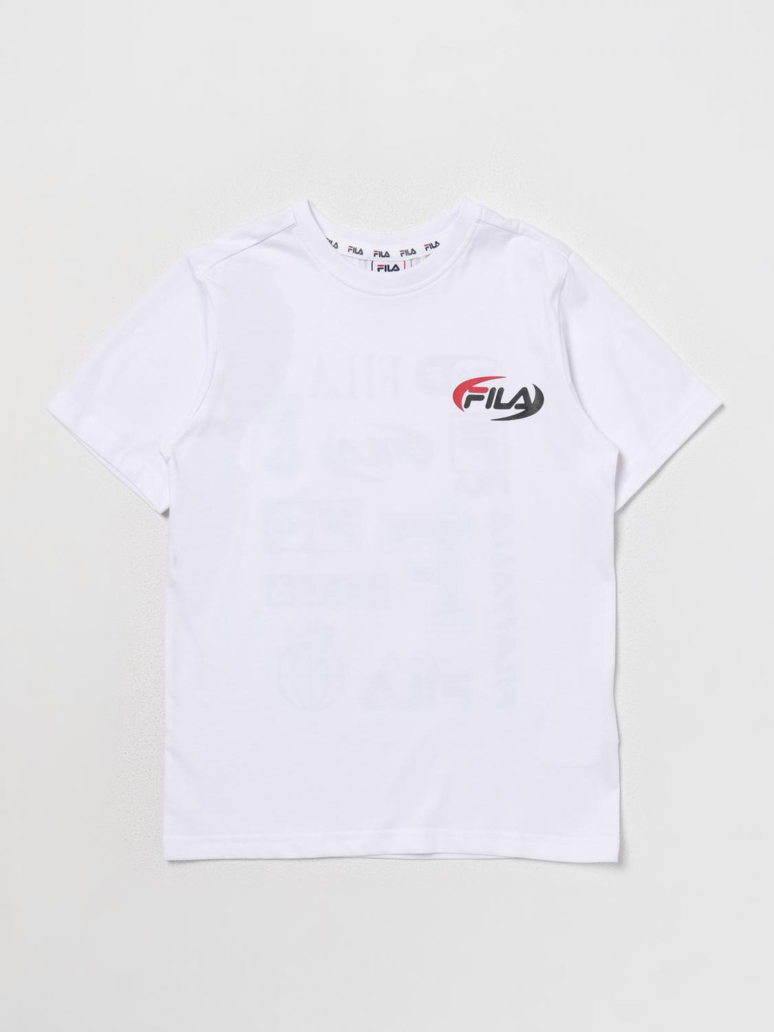 Fila T-shirt  Kinder Farbe Weiss In White