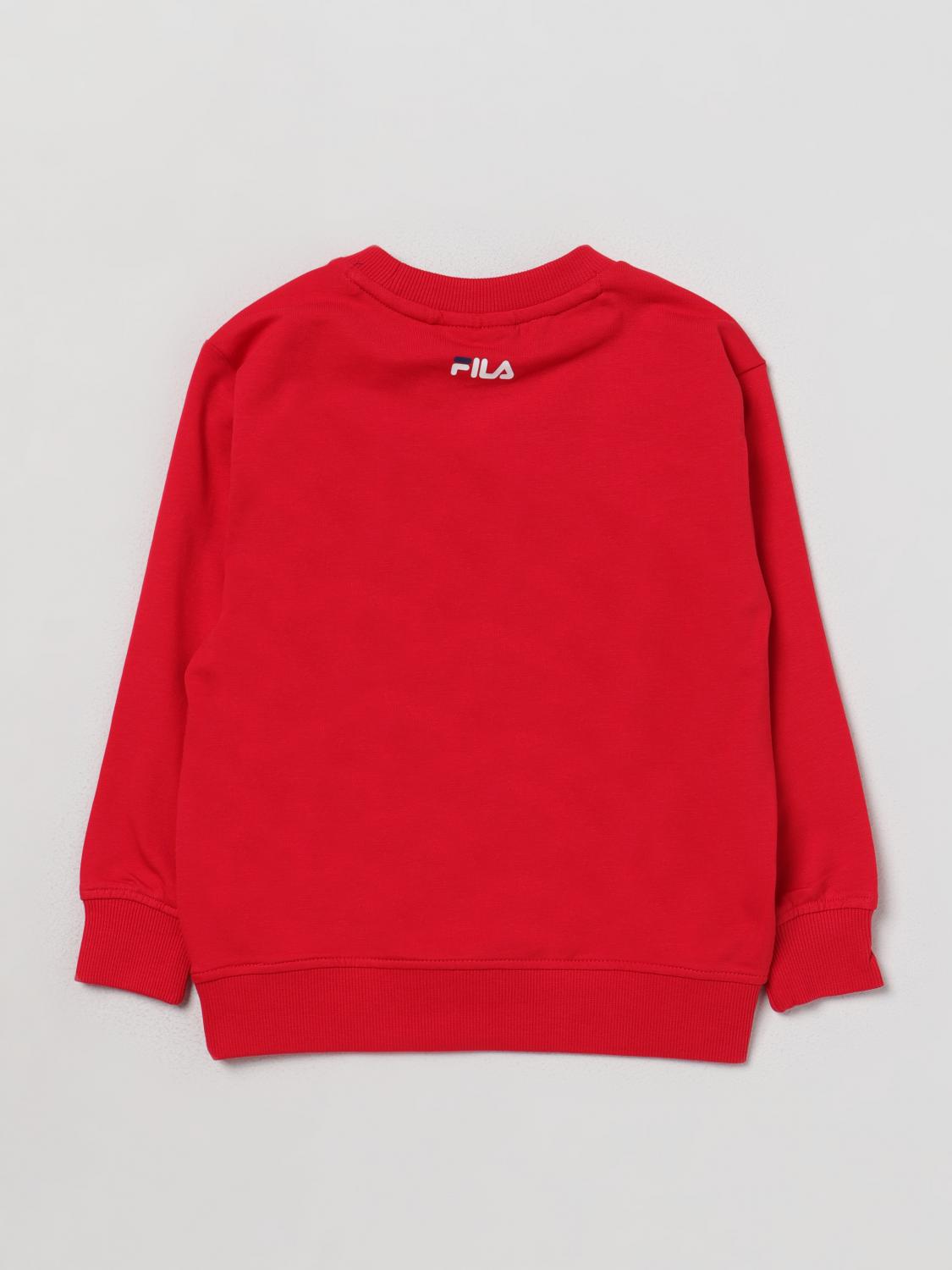 FILA sweater for baby Red Fila sweater FAK0121 online at