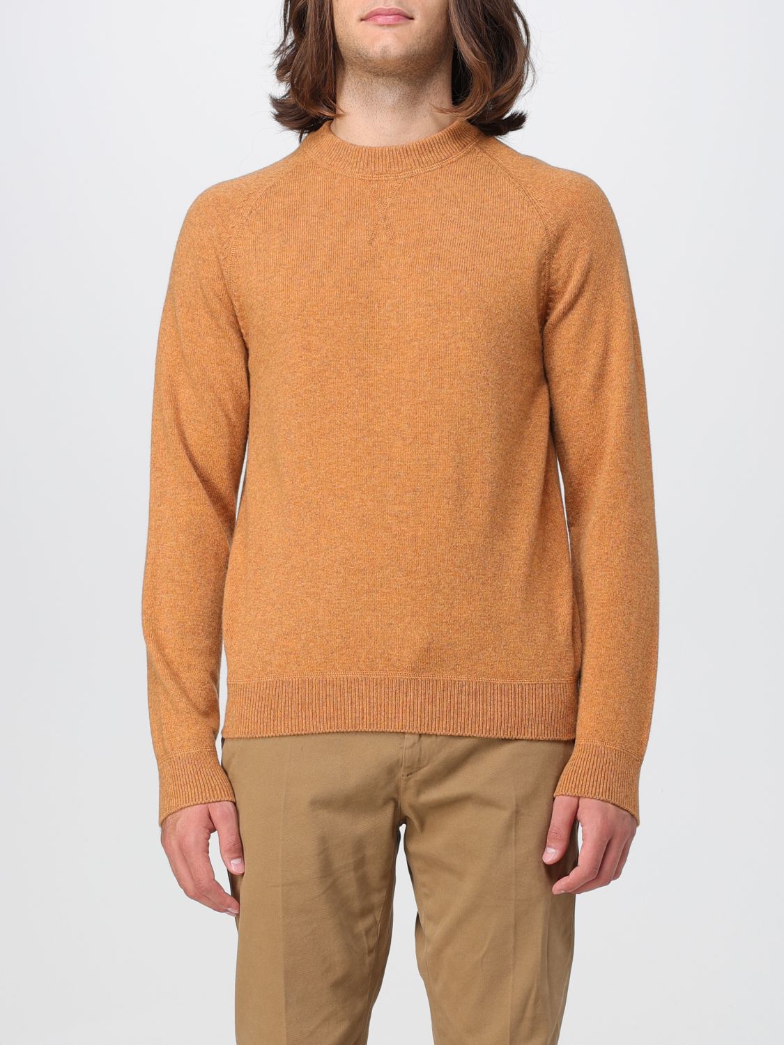 Shop Ps By Paul Smith Sweater Ps Paul Smith Men Color Ocher