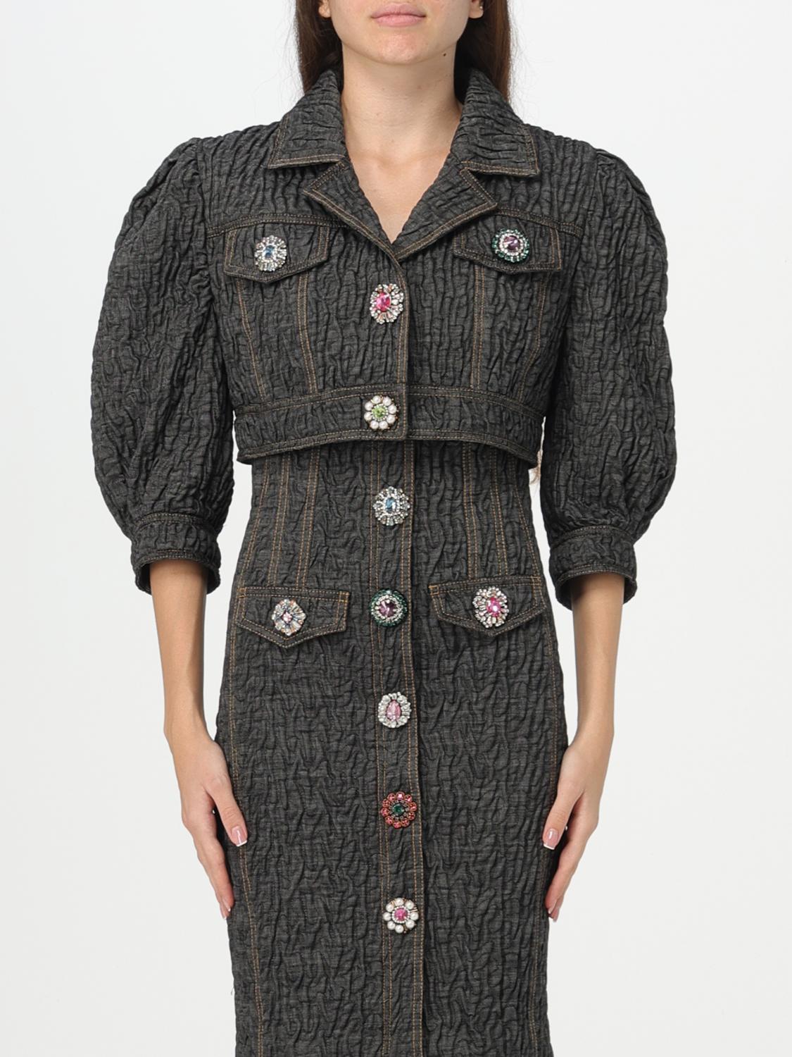 Moschino Couture jacket in embossed denim