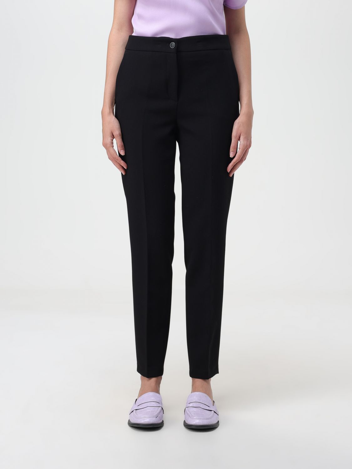 Trousers TWINSET Woman colour Black