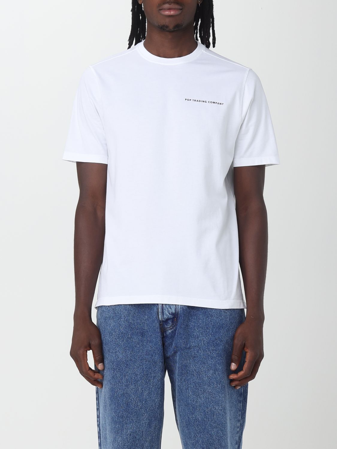 t-shirt pop trading company men colour white