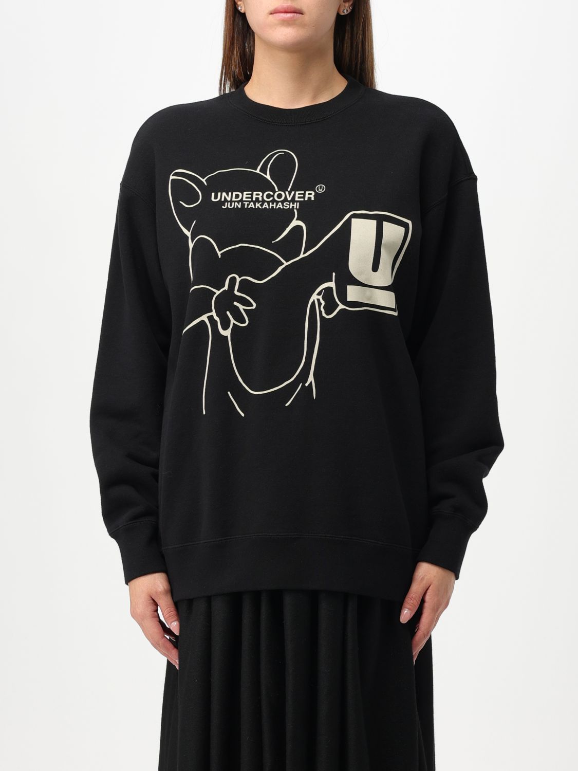 UNDERCOVER: Sweat-shirt femme - Noir | Sweat-Shirt Undercover