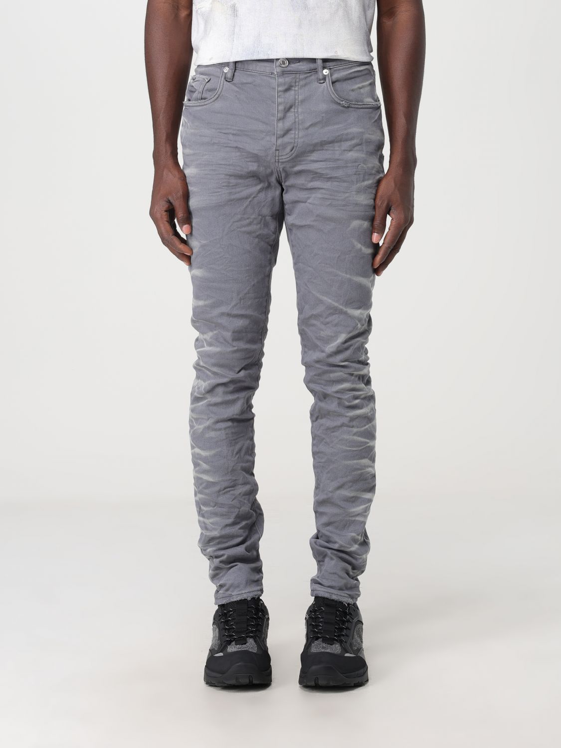 Purple Brand Jeans Men Color Grey