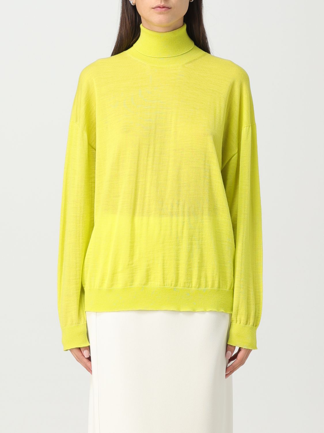Top SEMICOUTURE Woman color Yellow