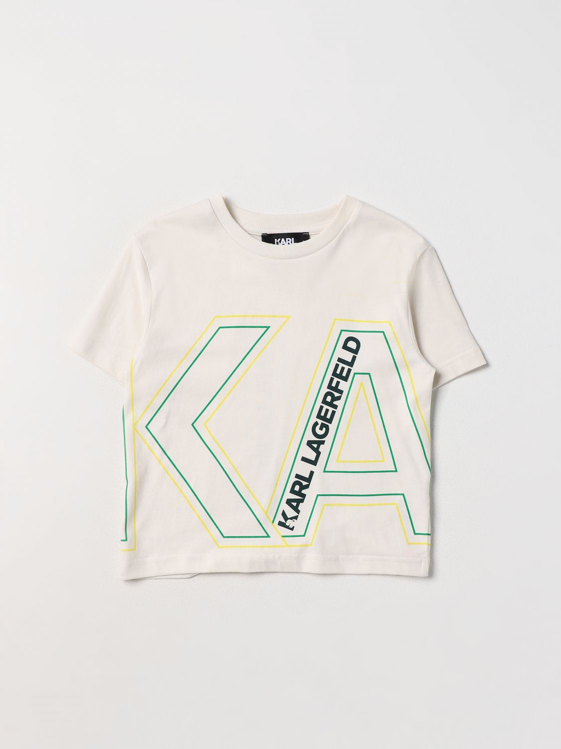 Karl Lagerfeld KIDS】ネオンラインTシャツ-
