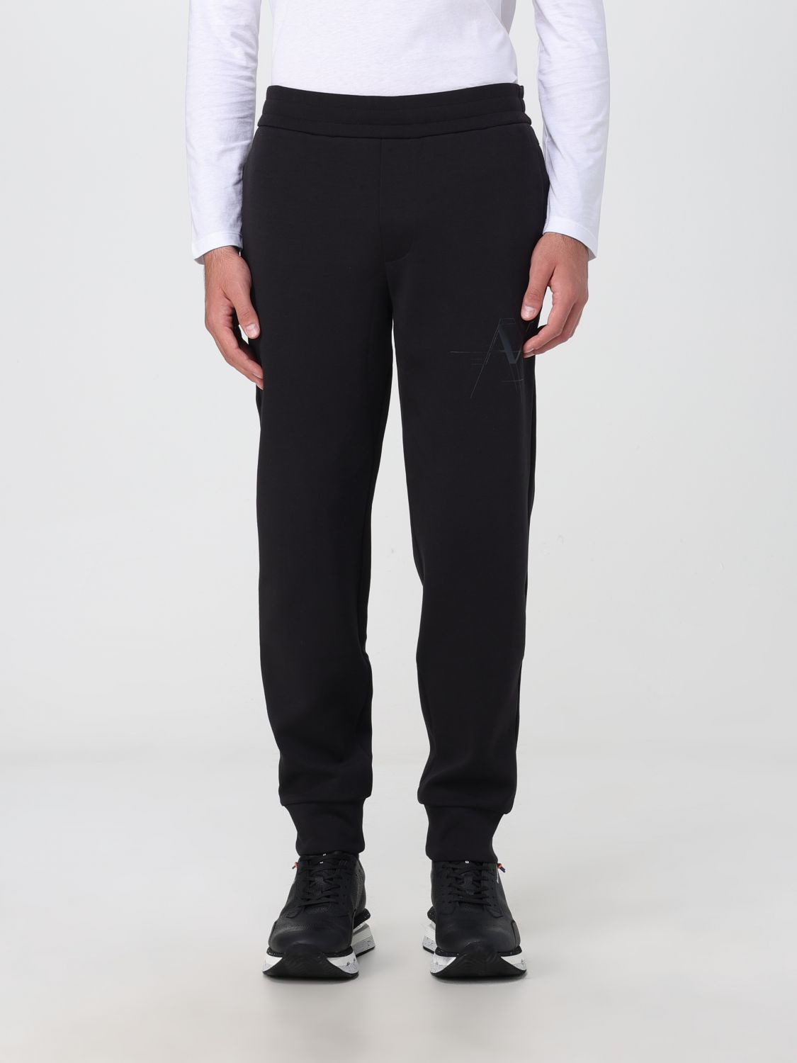 Armani Exchange Trousers  Men In Black