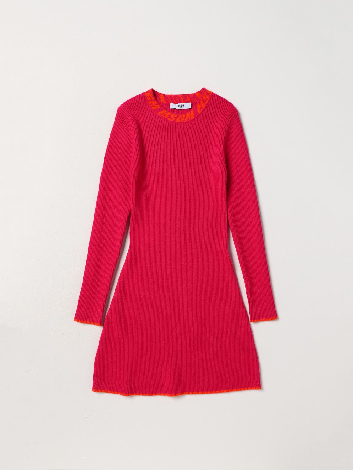 Msgm Kleid  Kids Kinder Farbe Fuchsia