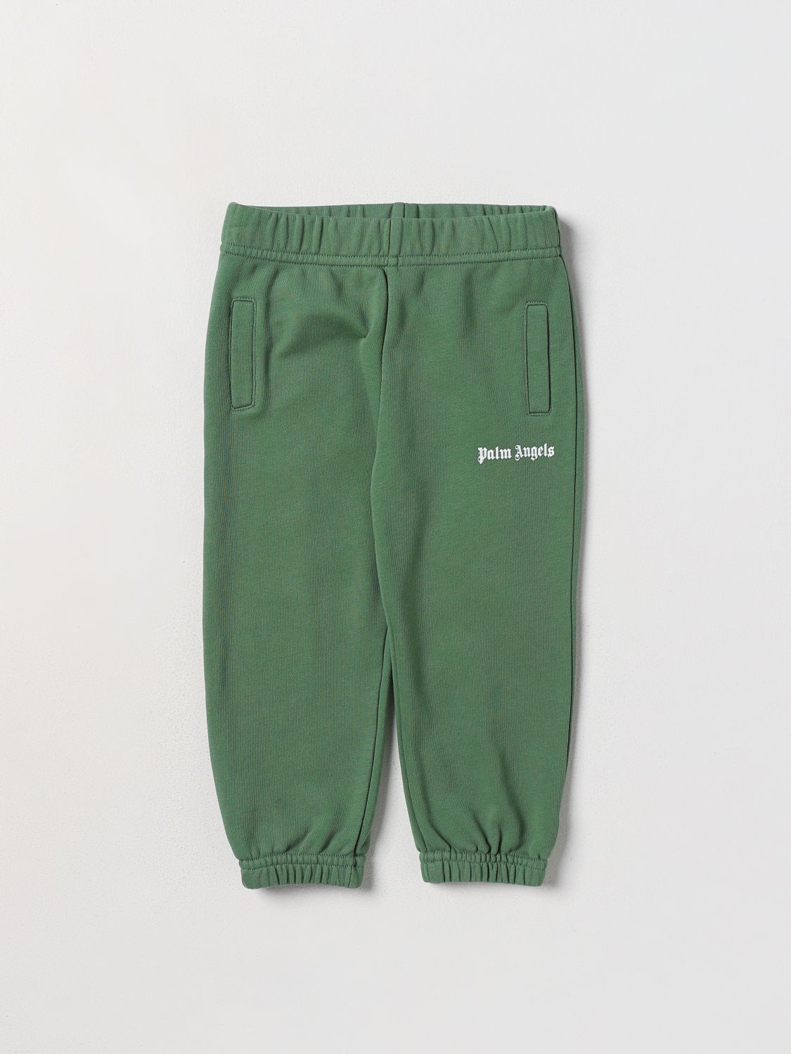 Palm Angels Babies' Trousers  Kids In Green