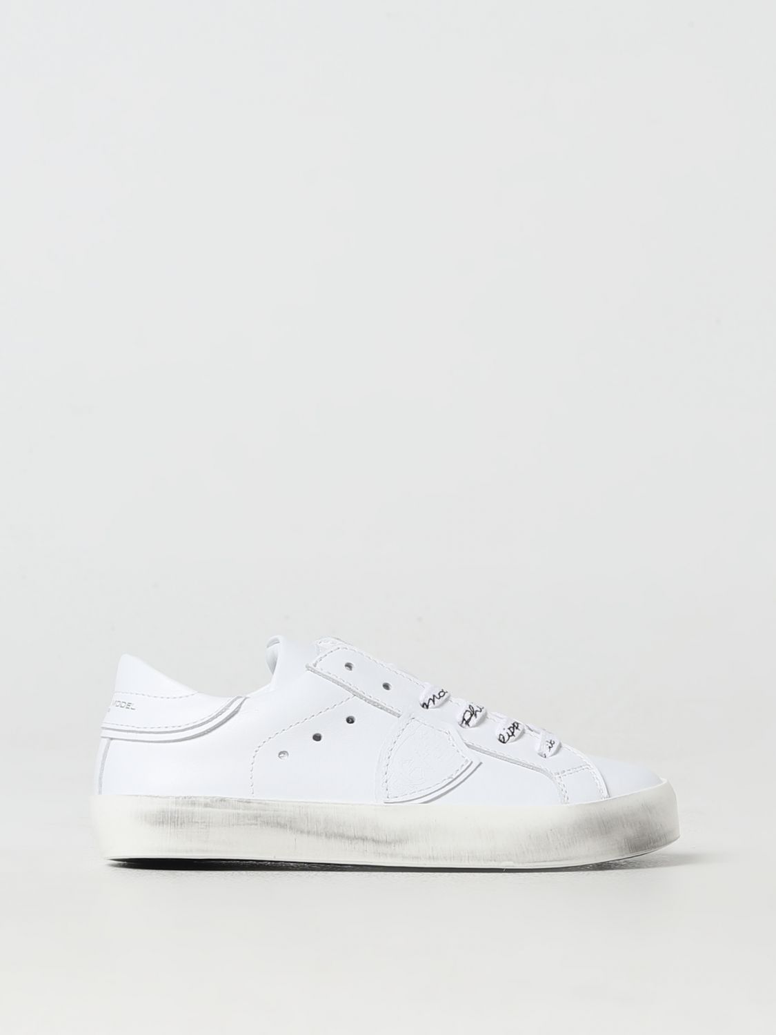 Shop Philippe Model Junior Sneakers  Kids Color White In 白色