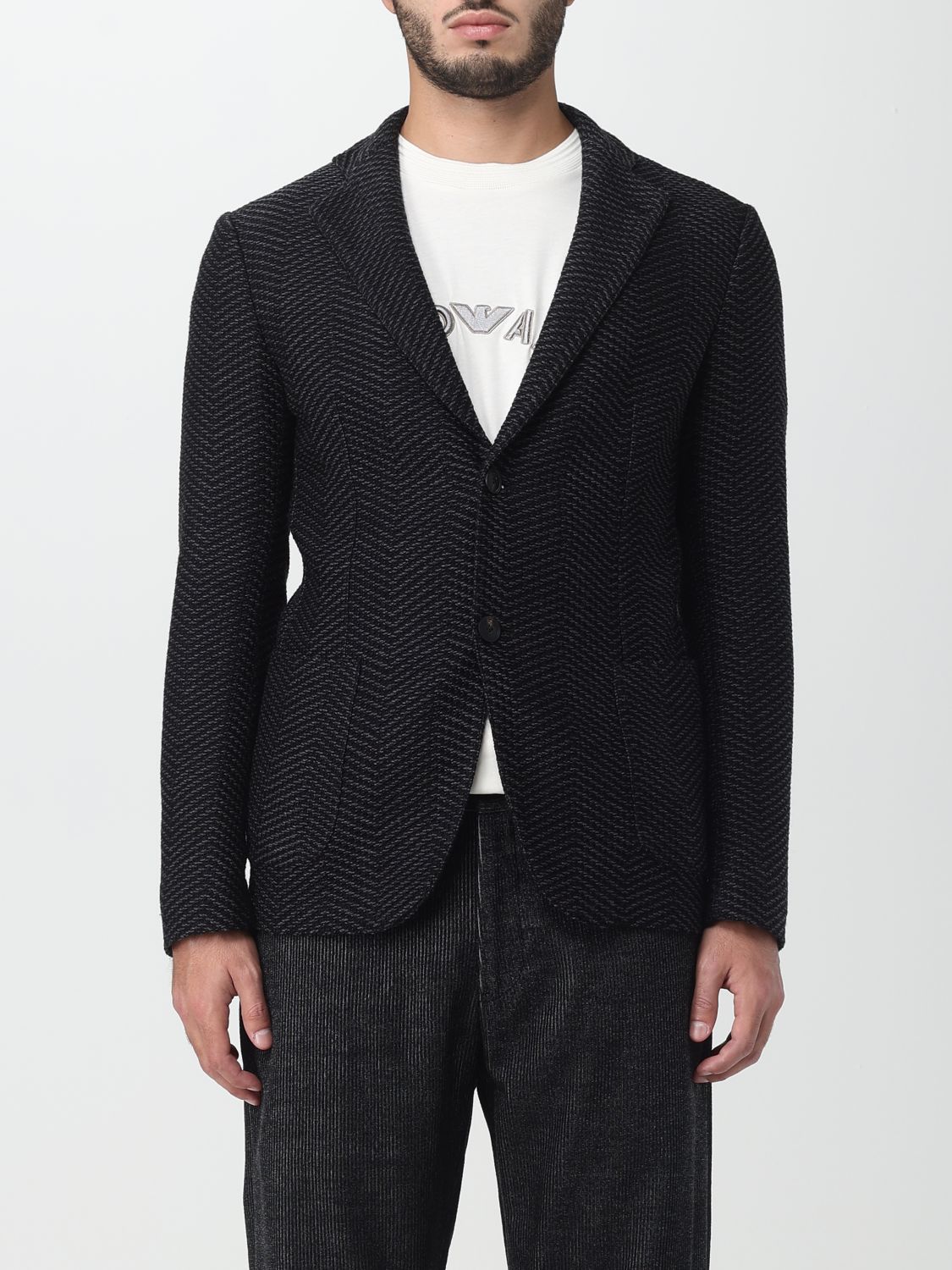 Emporio Armani Jacket  Men Color Grey