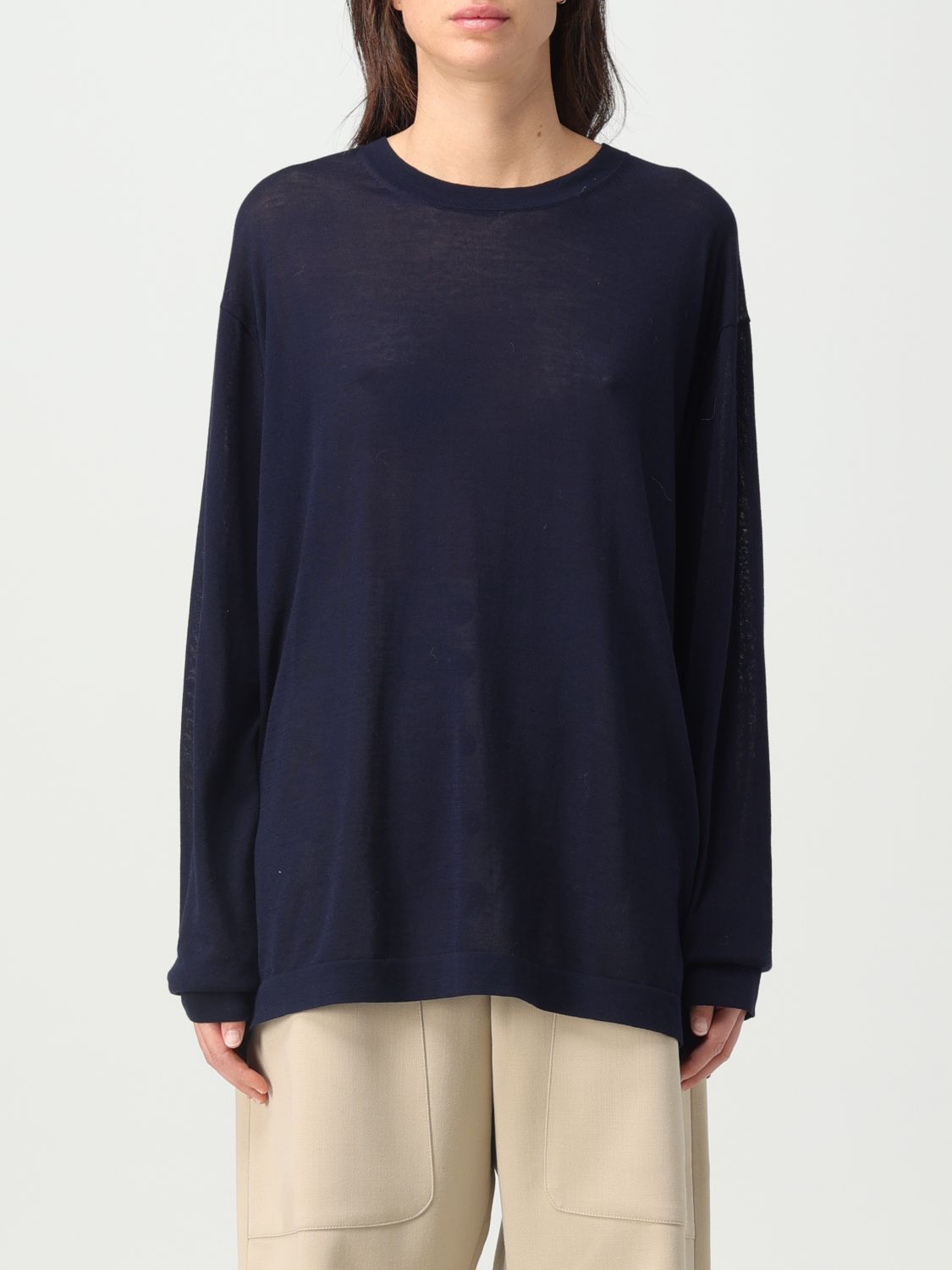 Pullover Damen Farbe Blau In Blue