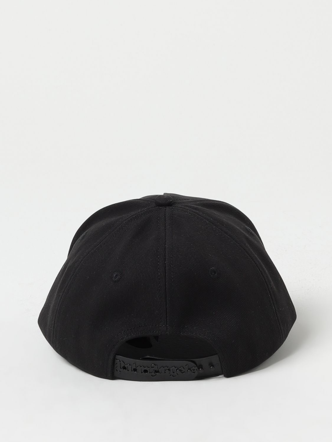 PALM ANGELS: hat in cotton blend - Black  Palm Angels hat PMLB094E23FAB002  online at