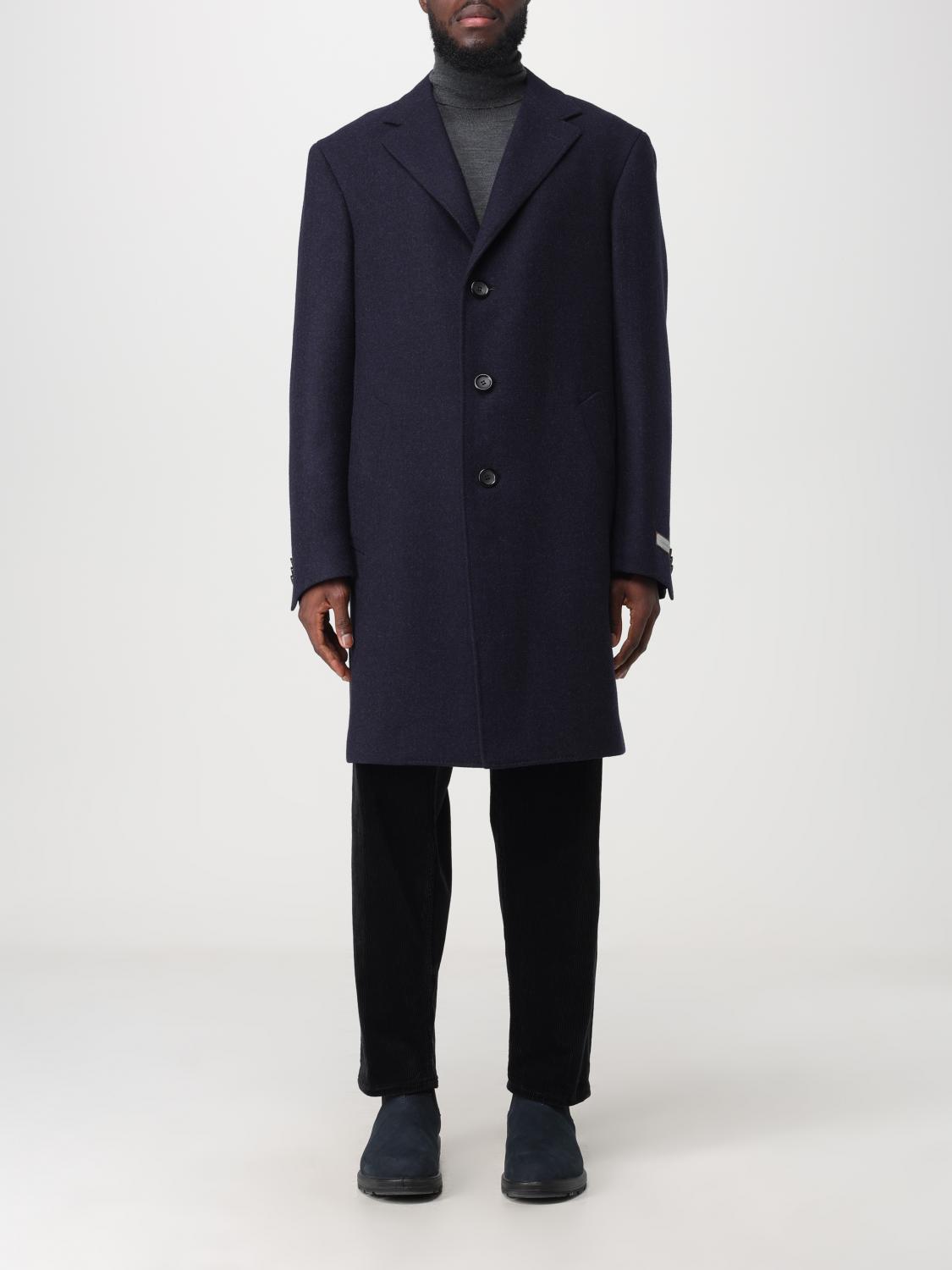 CANALI COAT CANALI MEN colour BLUE,E90047009