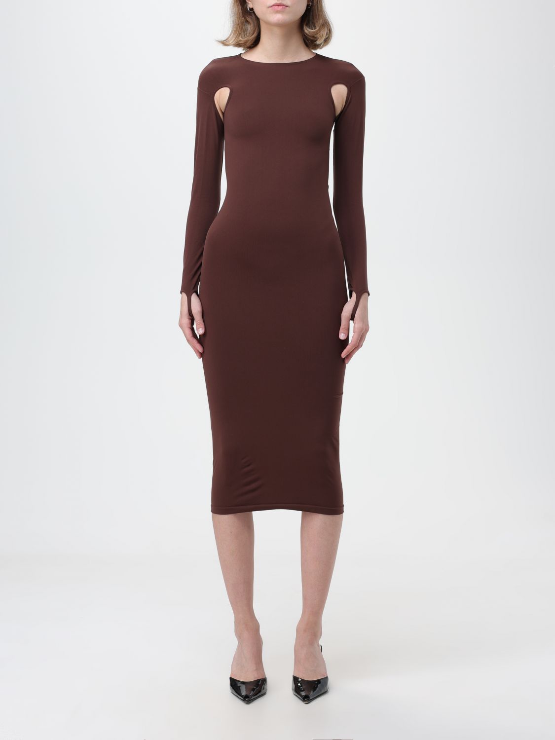 Andreädamo Kleid Andreadamo Damen Farbe Nude