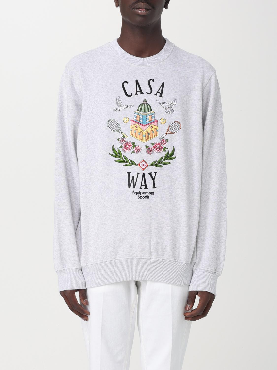 Casablanca Sweatshirt  Herren Farbe Grau In White