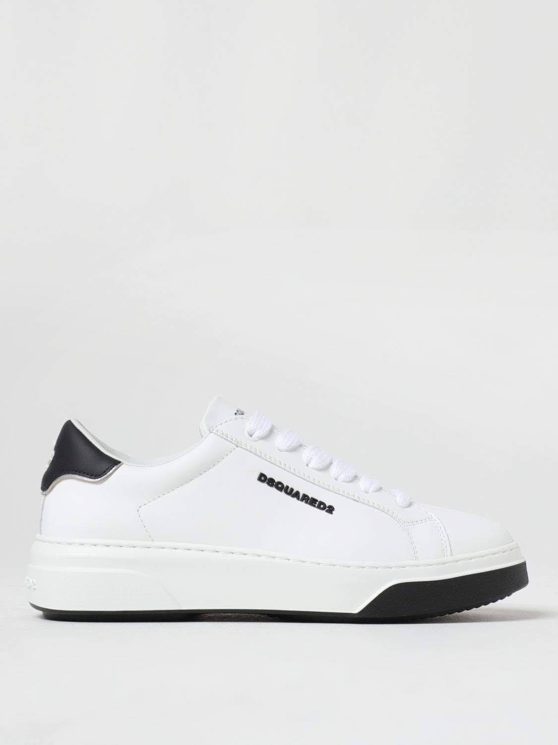 DSQUARED2 BUMPER SNEAKERS IN LEATHER,E90738001