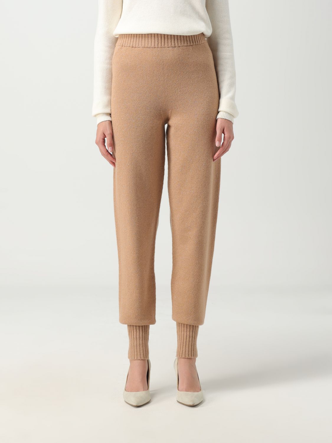 Twinset Trousers  Woman In Brown
