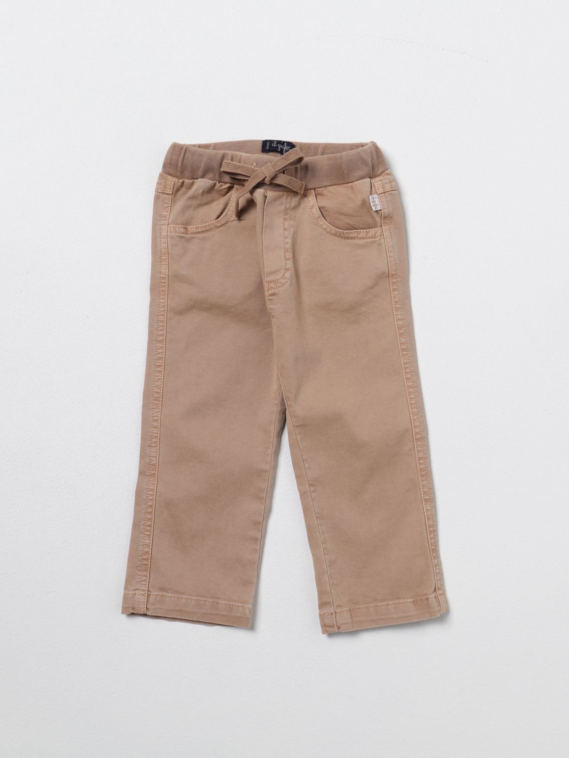 Shop Il Gufo Pants  Kids Color Brown