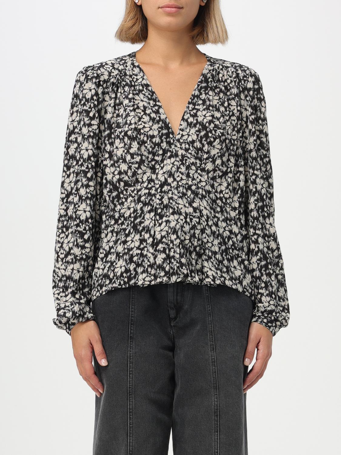 Shop Isabel Marant Étoile Blouse In Viscose In Black