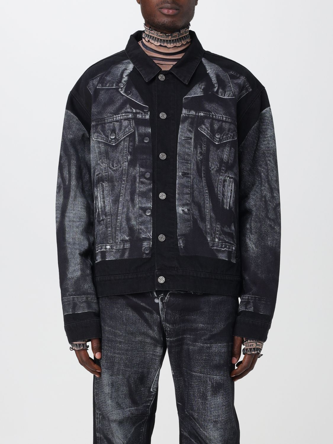 jacket jean paul gaultier men colour black
