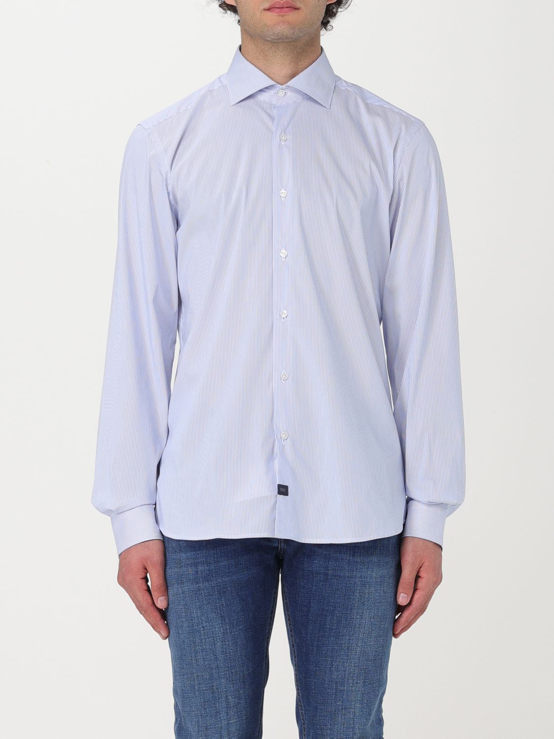 Fay Shirt  Men Color Sky Blue