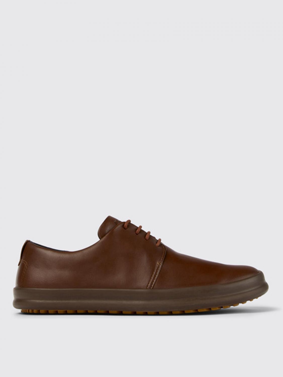 Camper Chasis Derby Shoes In Leather In Multi