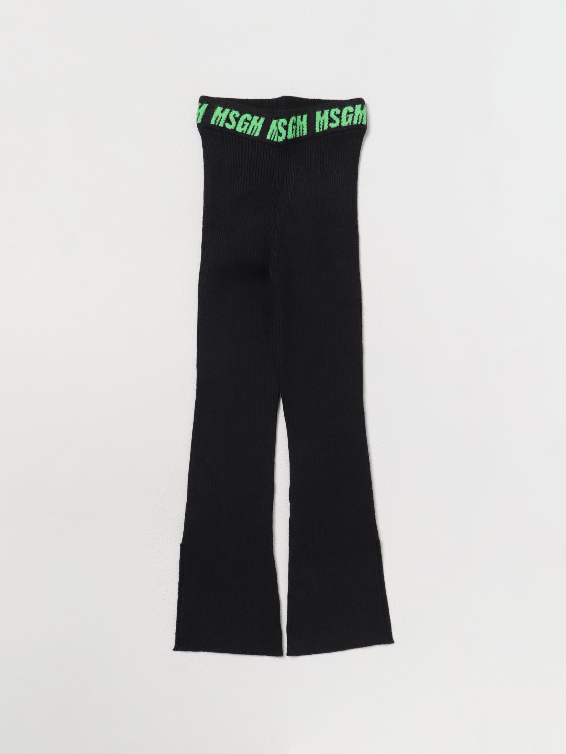 Msgm Trousers  Kids Kids In Black