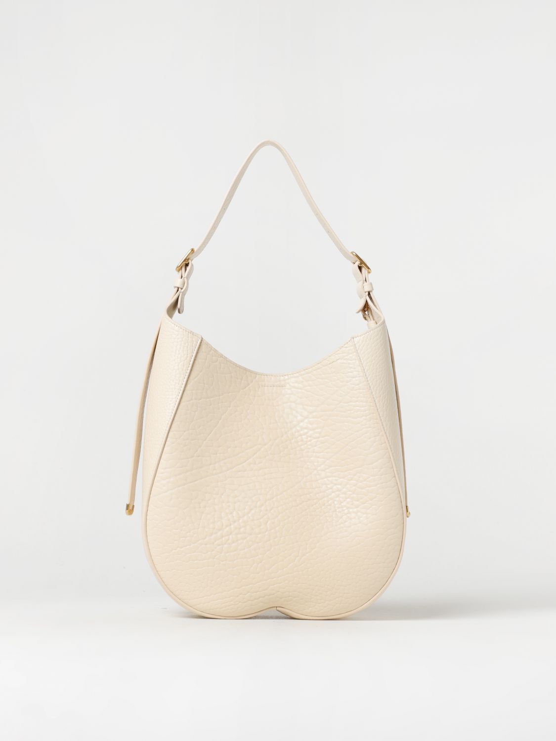 BURBERRY: Chess bag in grained leather - Pearl