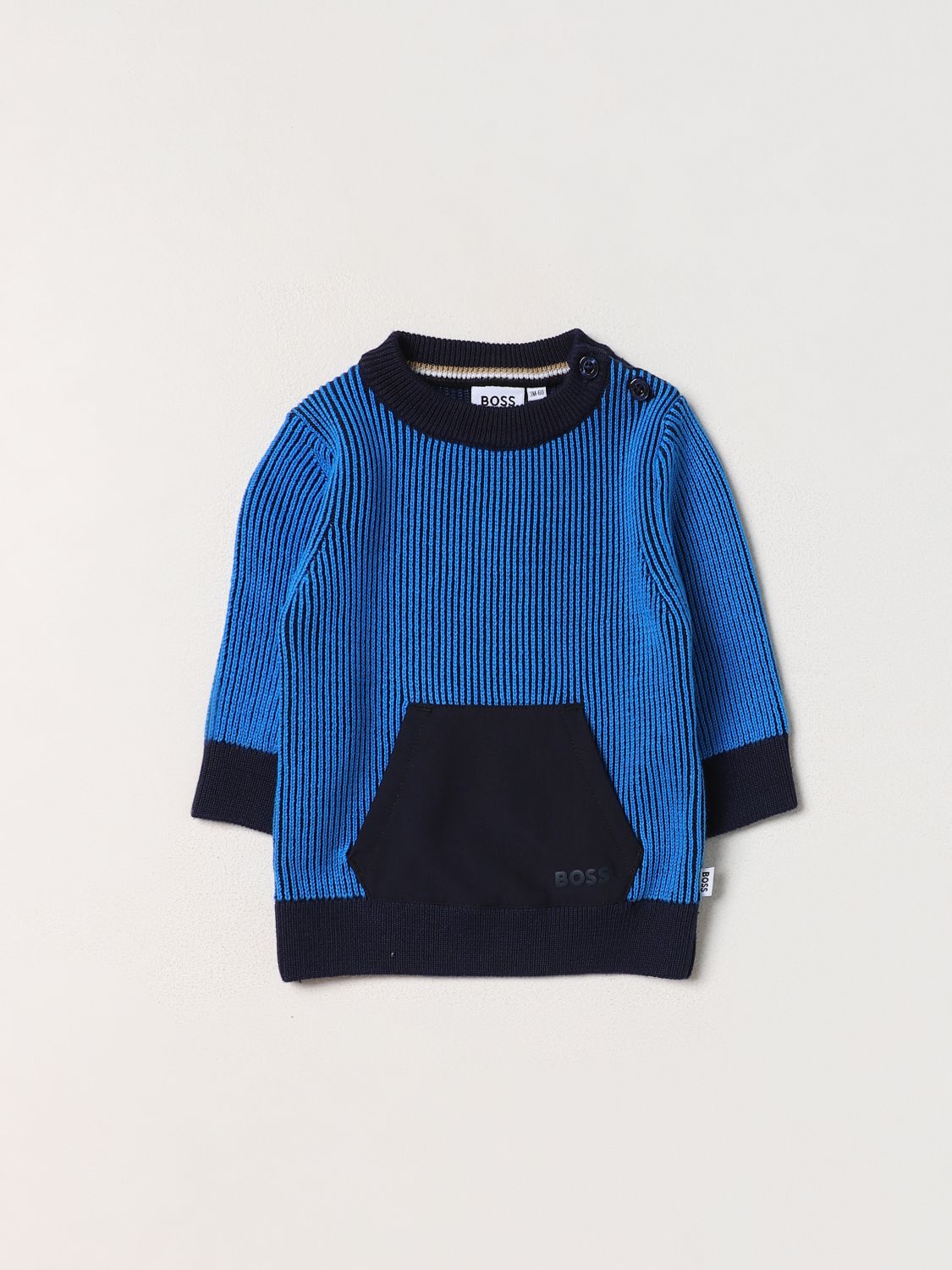 Bosswear Babies' Sweater Boss Kidswear Kids Color Blue