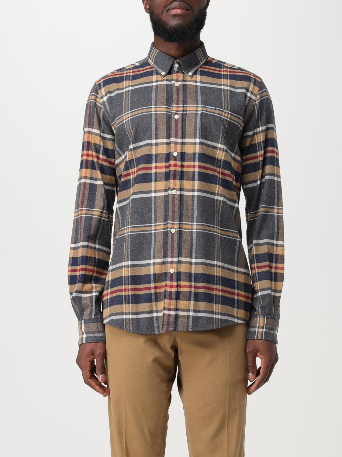 Barbour Hemd  Herren Farbe Grau 1 In Gray