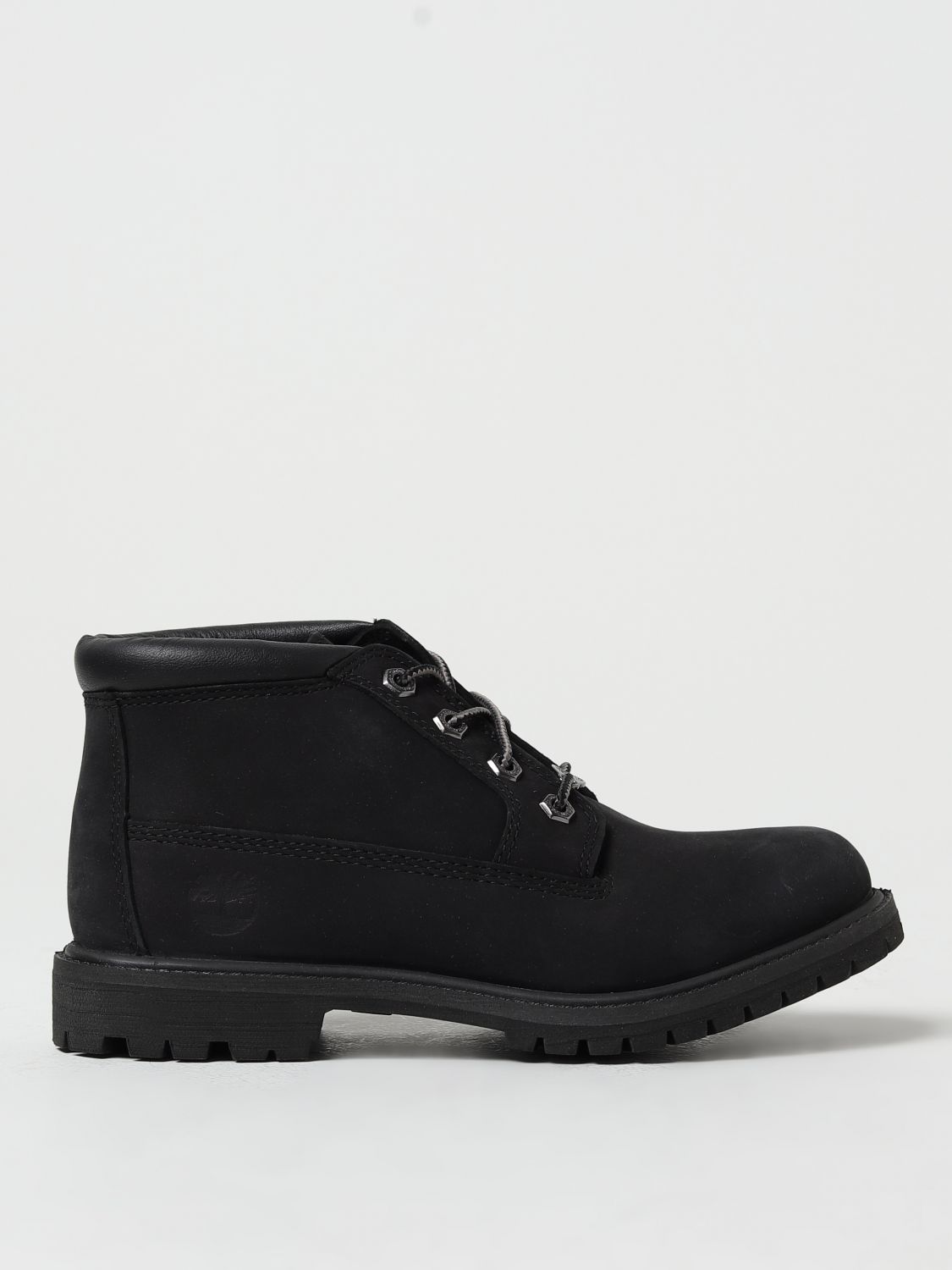 Shop Timberland Flat Ankle Boots  Woman Color Black