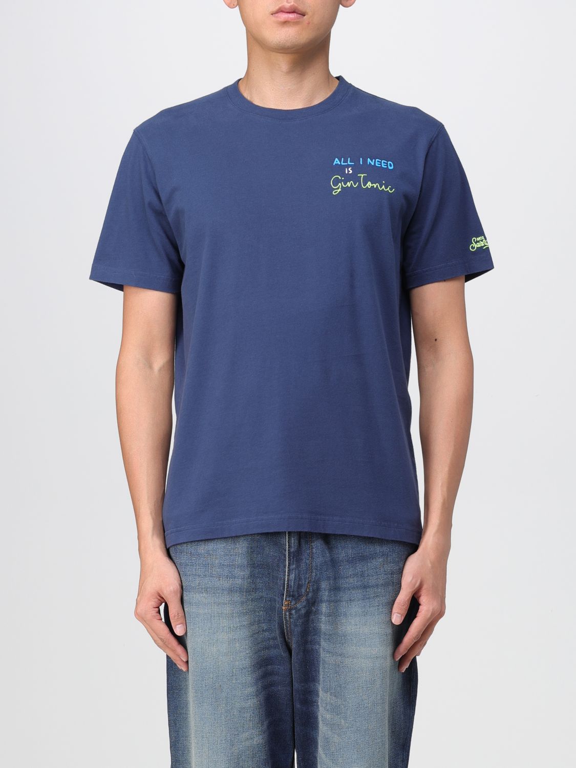 Mc2 Saint Barth T-shirt  Herren Farbe Blau In Blue