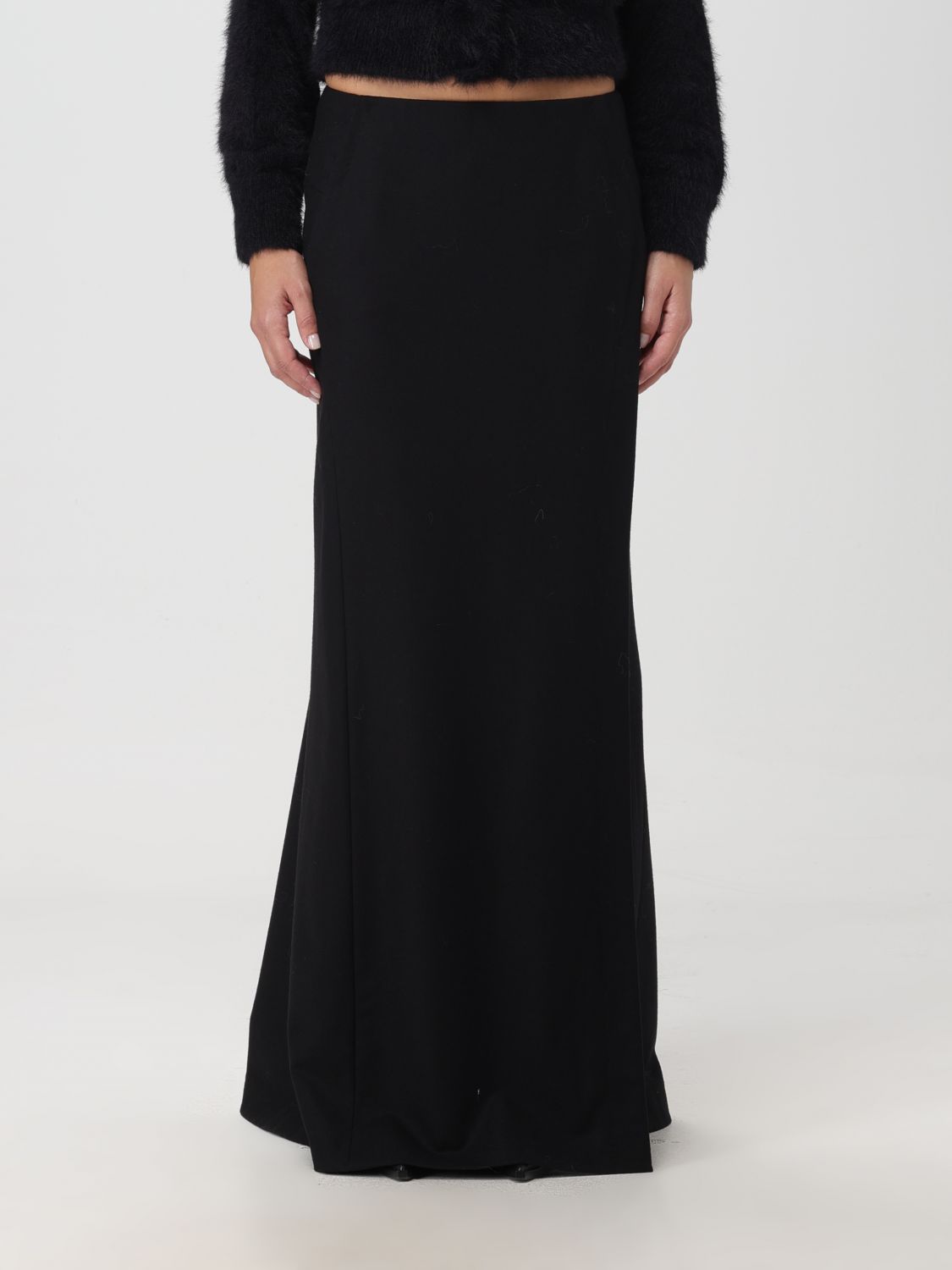 Shop Alberta Ferretti Skirt  Woman Color Black