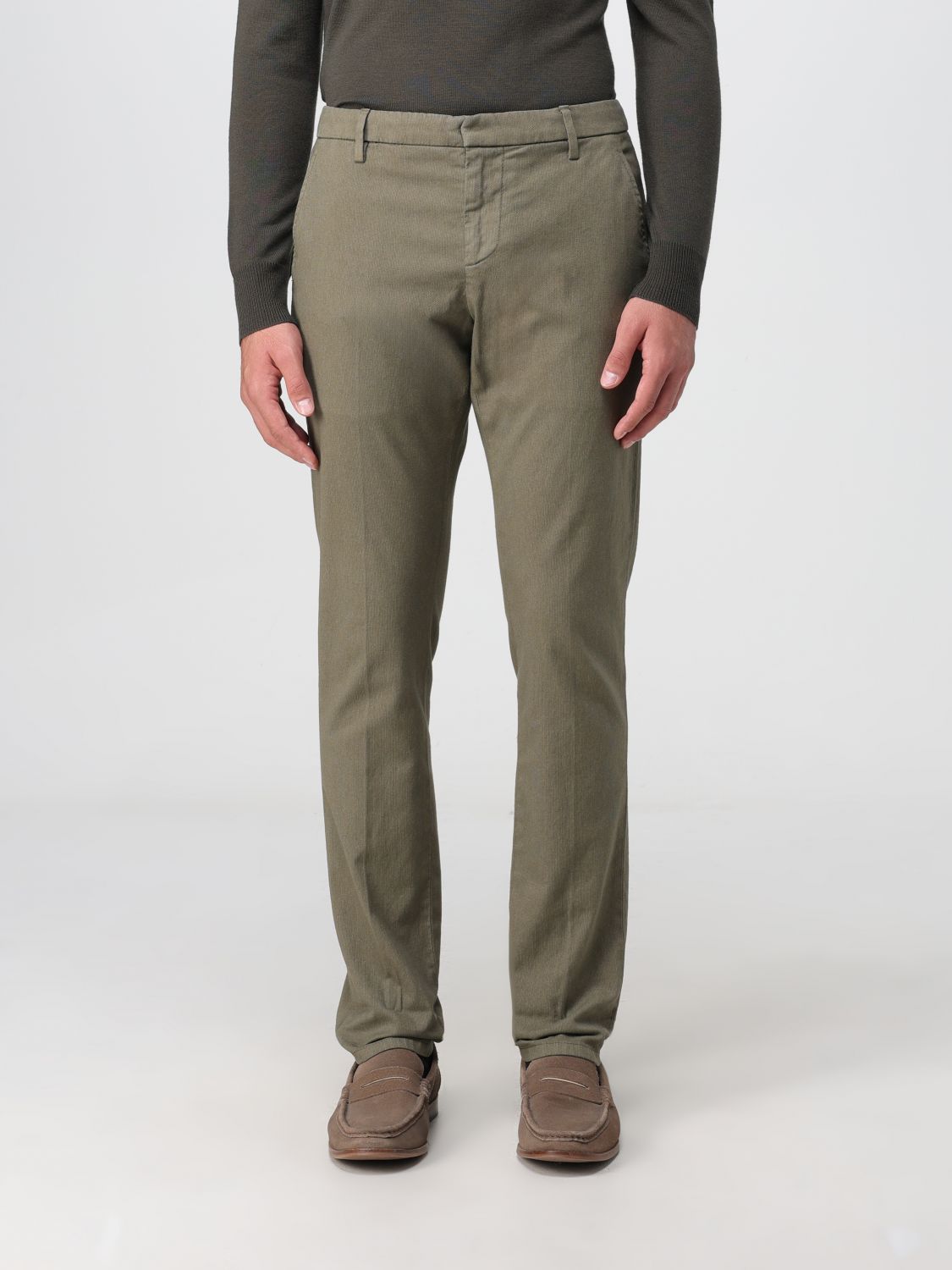 Trousers DONDUP Men colour Military