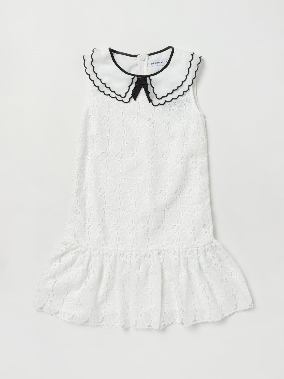Self-portrait Kids' Anzug  Kinder Farbe Weiss In White