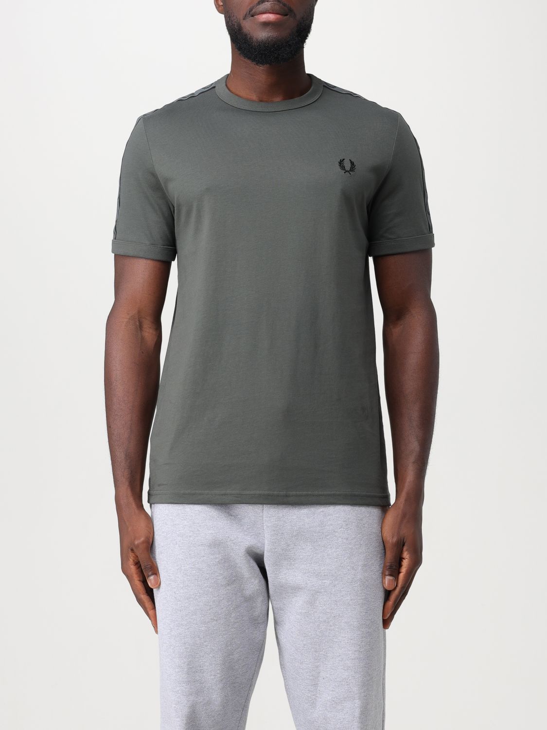 Fred Perry T-shirt  Men Color Green