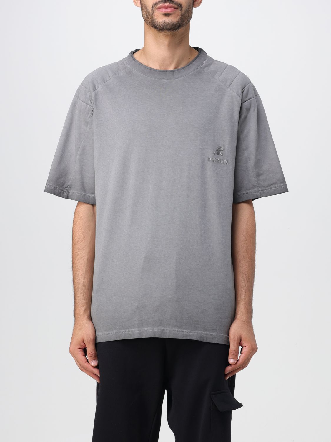 t-shirt premiata men colour grey