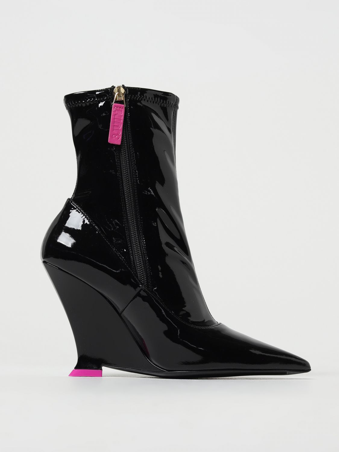 3juin Flat Ankle Boots  Woman In Black