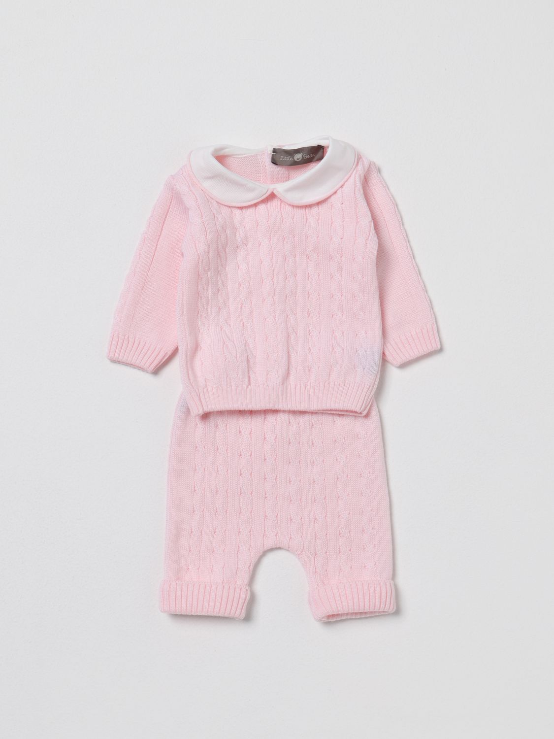 Little Bear Babies' Romper  Kids In Blush Pink