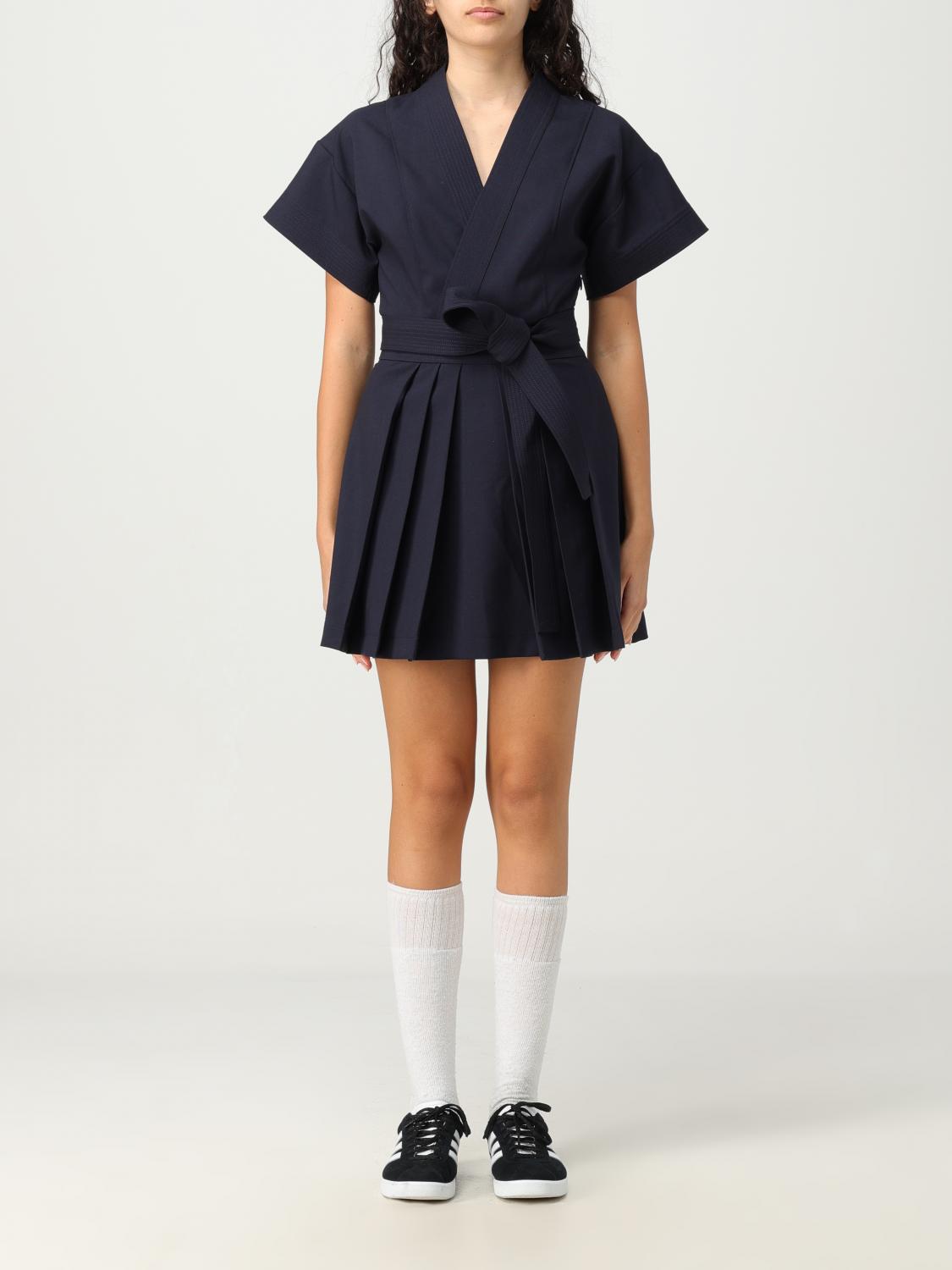 Kenzo Wool Dress In Blue