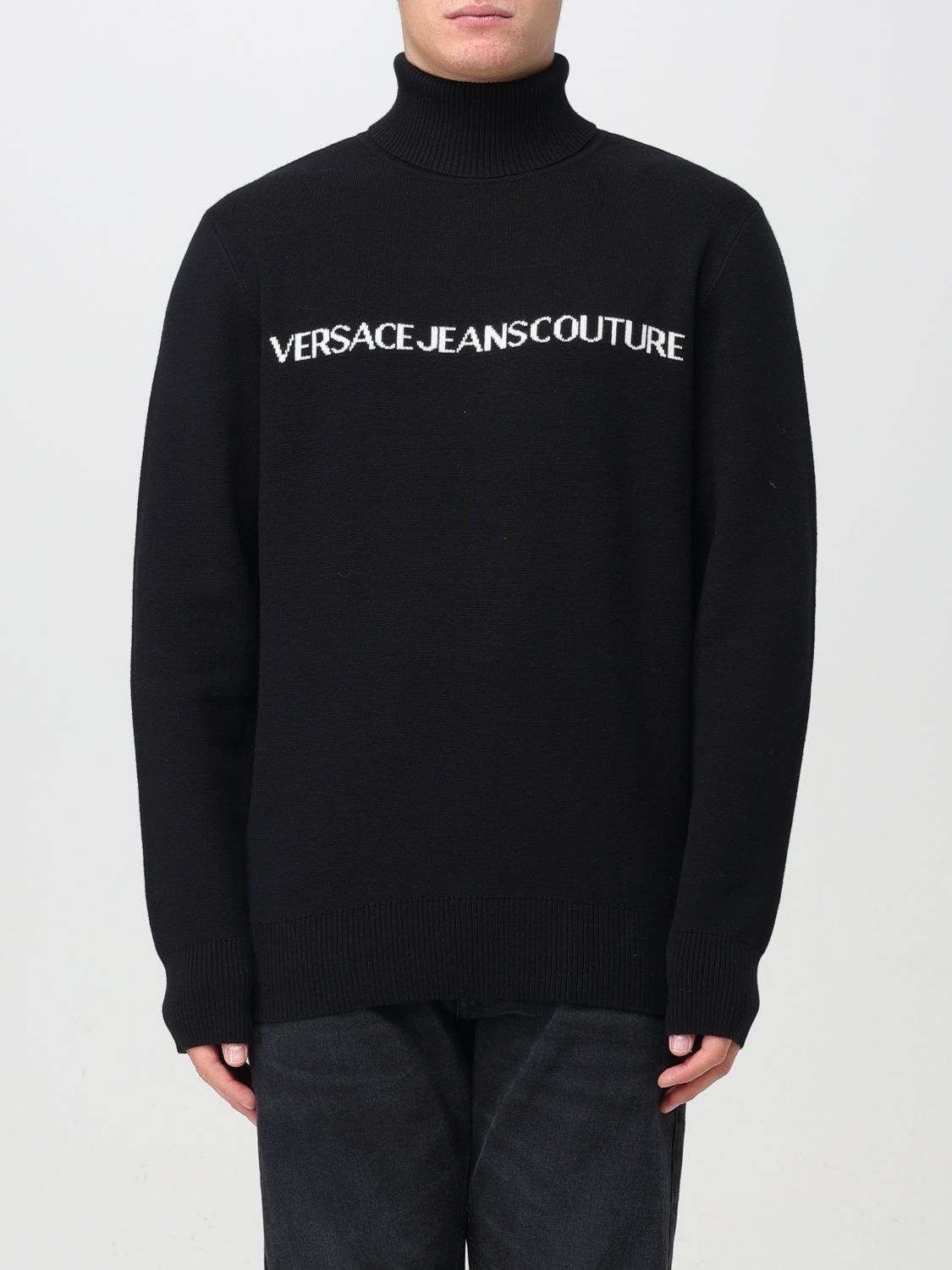 Jumper VERSACE JEANS COUTURE Men colour Black