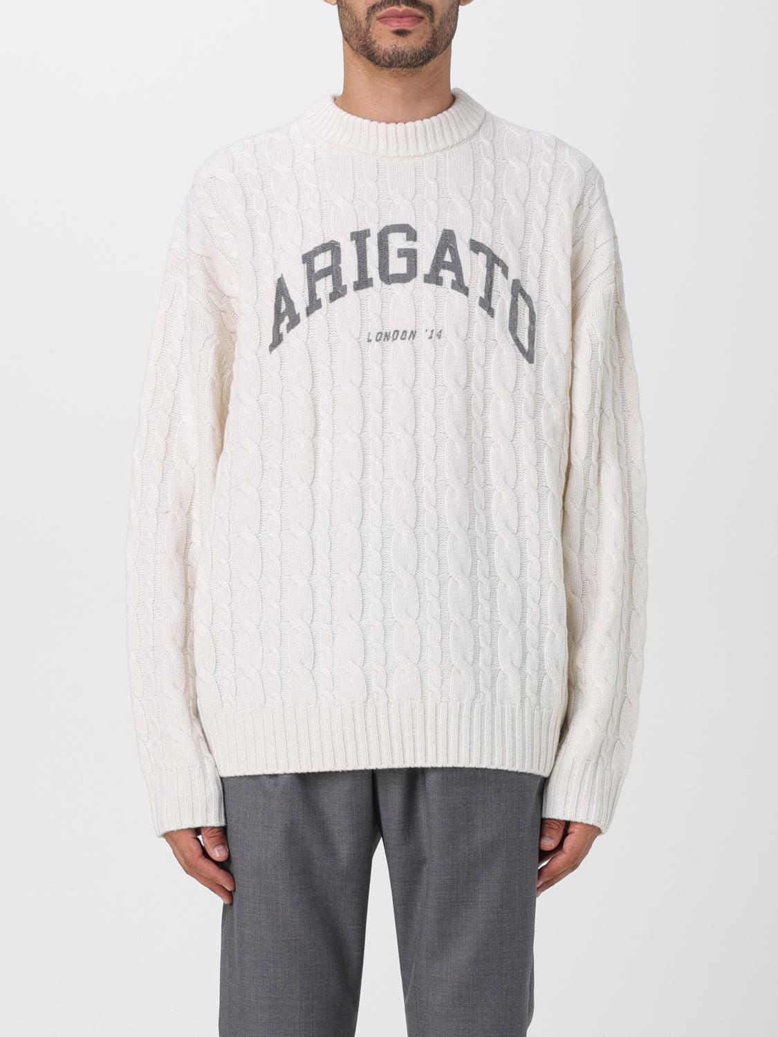 Axel Arigato Prime Cable-knit Wool-blend Jumper In Beige