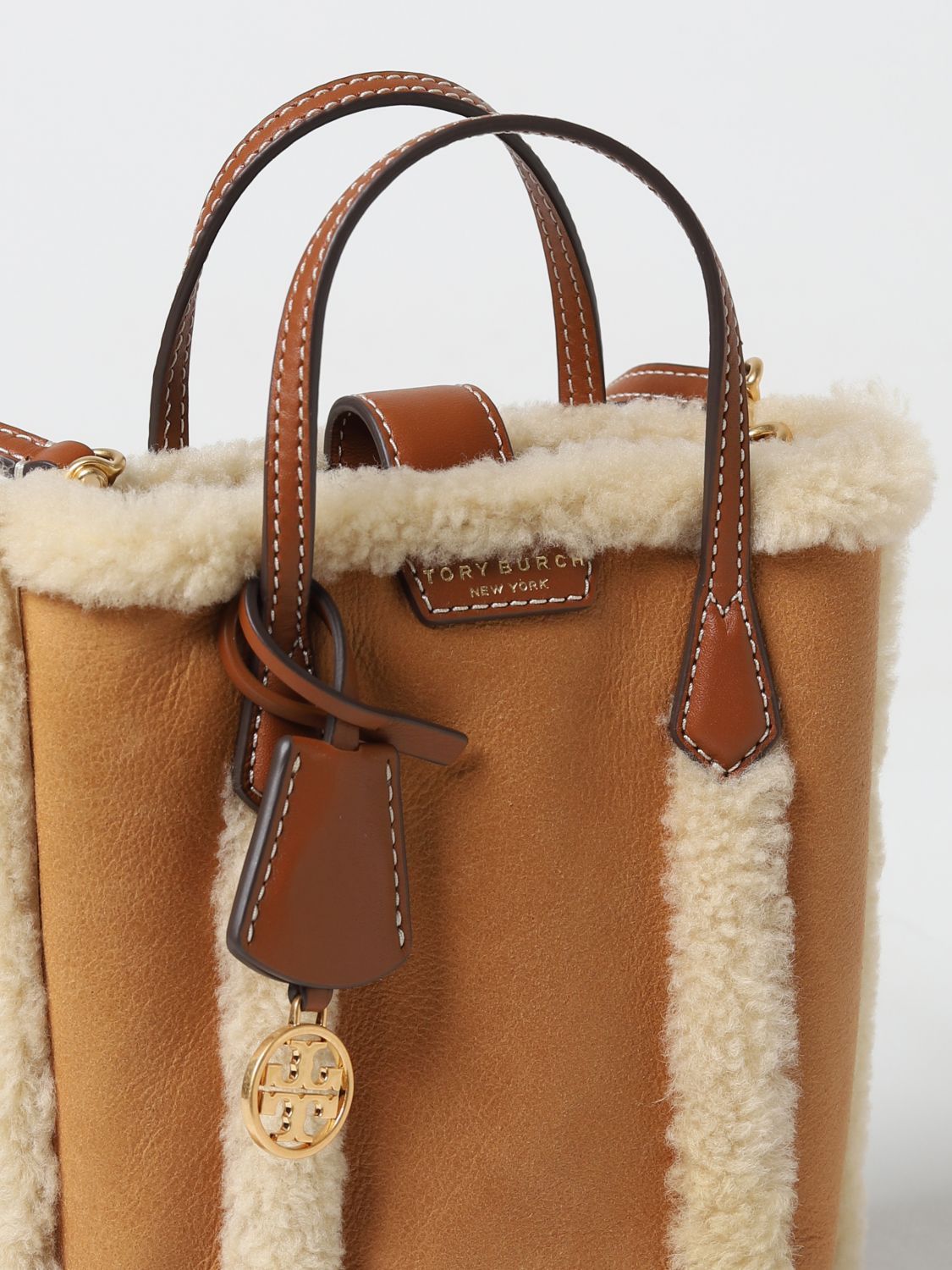 Mini bag Tory Burch Beige in Wicker - 33815064