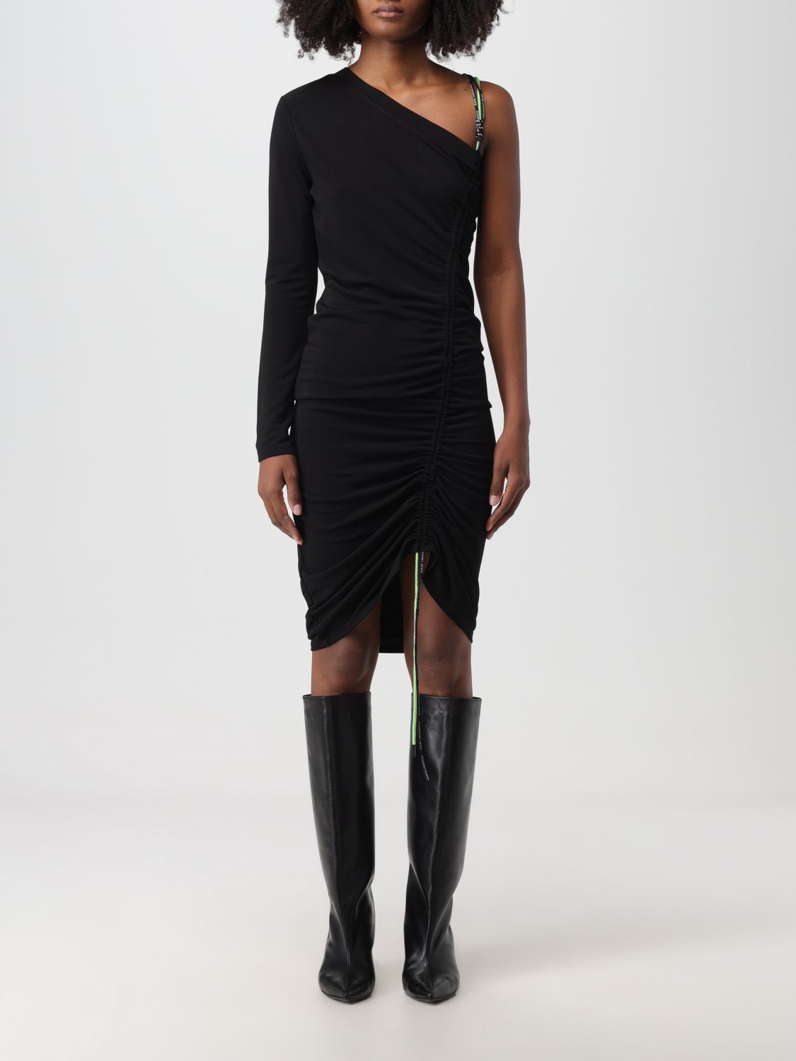 Karl Lagerfeld Dress Woman Color Black In Black