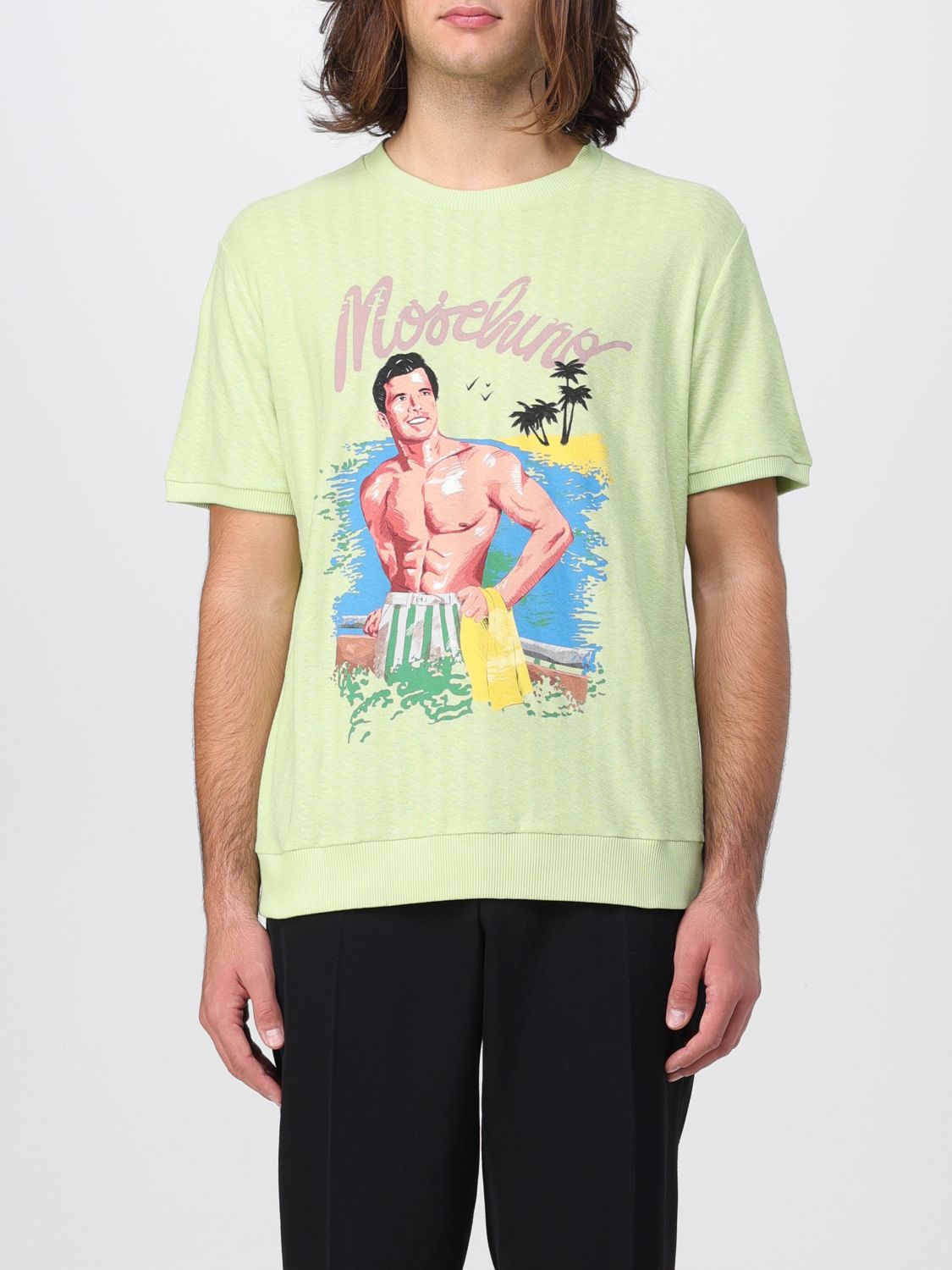 Moschino Couture T-shirt  Men Color Green
