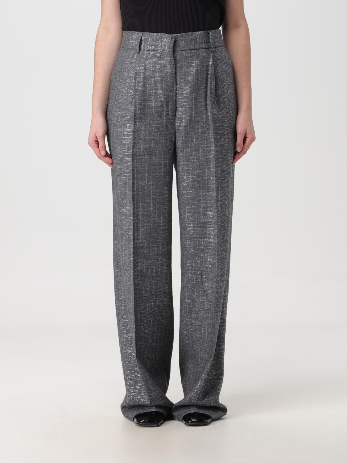 Msgm Trousers  Woman In Grey
