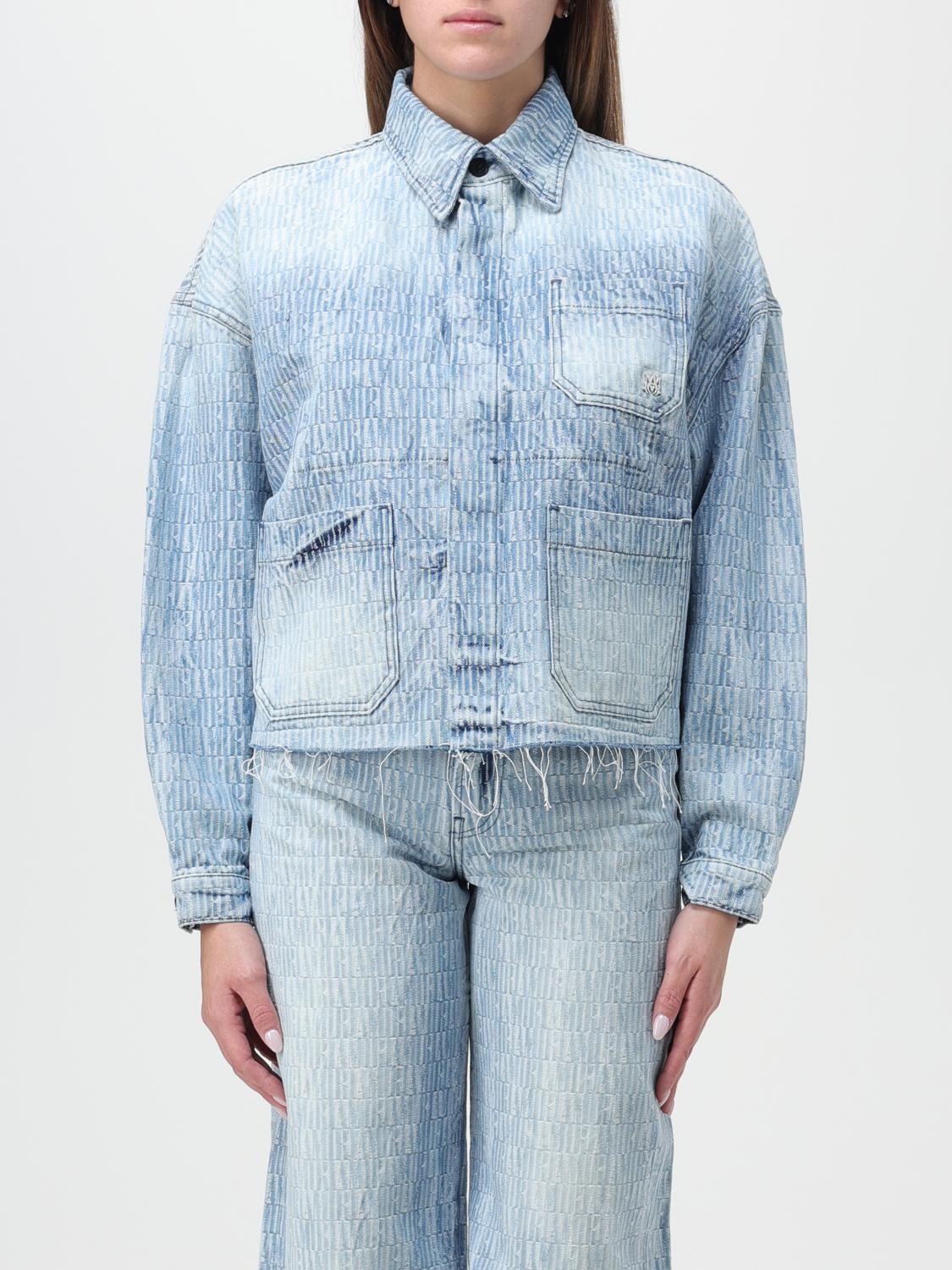 Amiri Jacket  Woman Color Blue In Blue