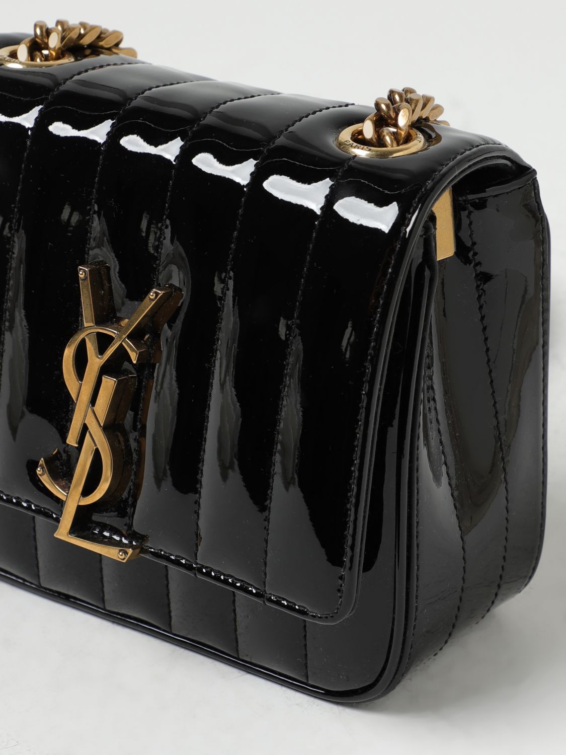 SAINT LAURENT: mini bag for woman - Black  Saint Laurent mini bag  377828BOW02 online at