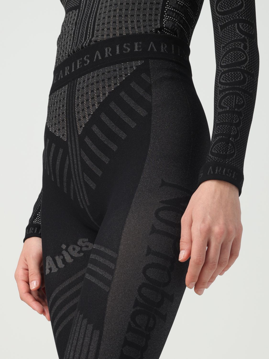 ARIES: pants for woman - Black  Aries pants FUAR00300 online at